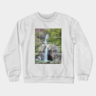 Blurry waterfall Crewneck Sweatshirt